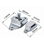 Heavy duty SS Solid Security Buckle